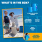 Create A Castle Sandcastle Kit as Seen on Shark Tank, 6 Piece Outdoor Beach Toy Set for Kids and Adults, Towers, Building Tools, Portable Mesh Storage