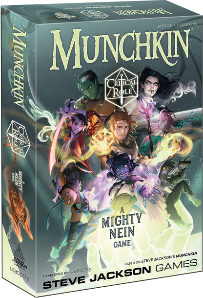 USAOPOLY Munchkin: Critical Role Card Game | Munchkin Game Featuring Critical Role Mighty Nein Campaign | Officially Licensed Critical Role Card Game