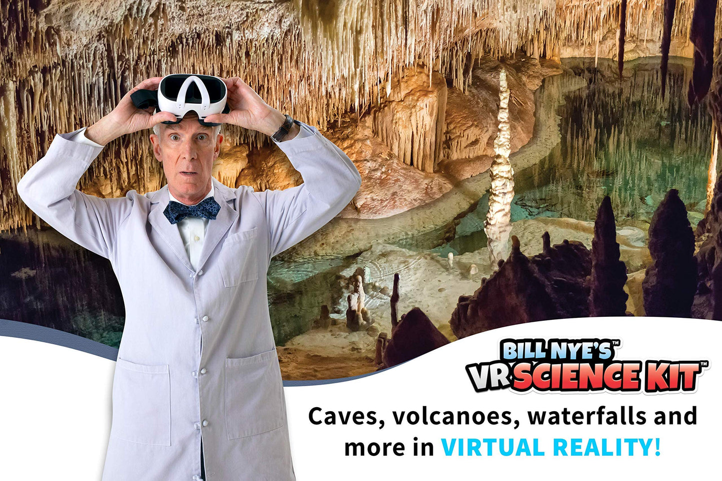 Abacus Brands Bill Nye's VR Science Kit - Kids STEM Set, Gift Ages 8-12