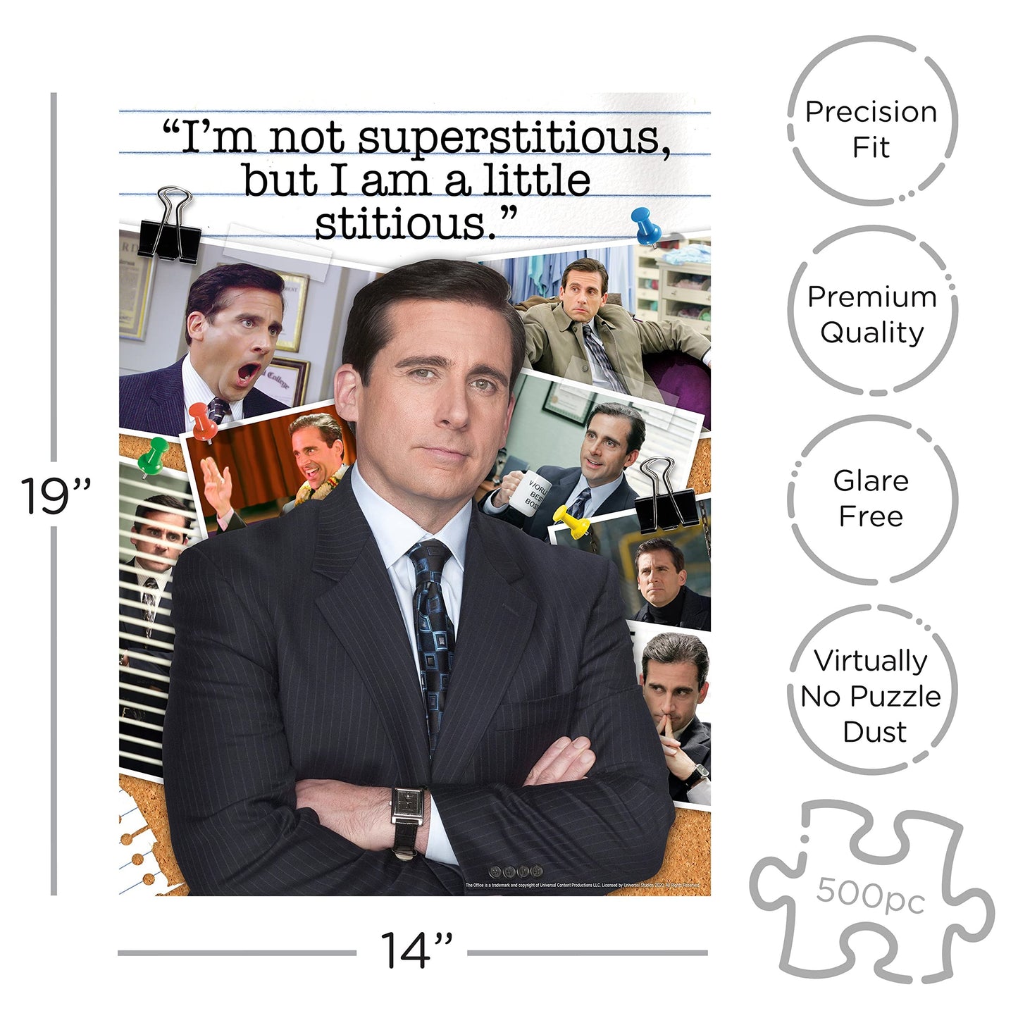 AQUARIUS The Office Michael Quote Scott 500 Piece Jigsaw Puzzle