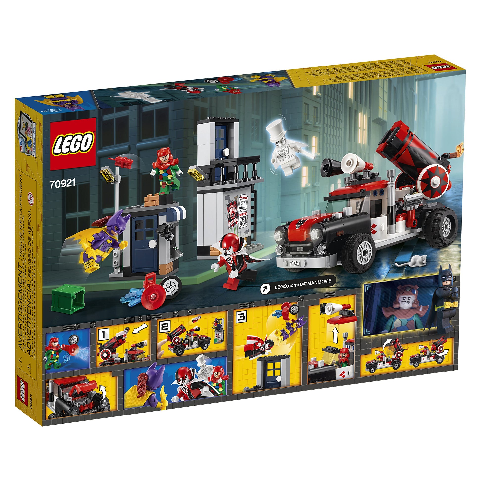LEGO BATMAN MOVIE DC Harley Quinn Cannonball Attack 70921 Building Kit (425 Piece)