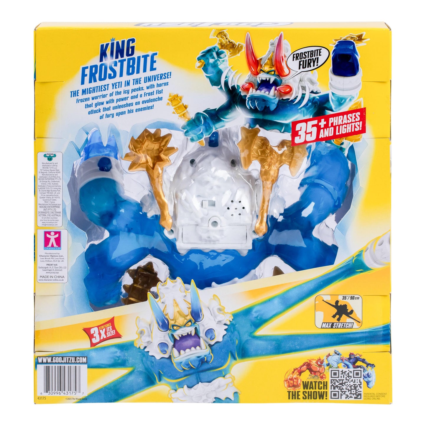 Goo JIT Zu King Frostbite Action Figure with Lights and 35+ Phrases