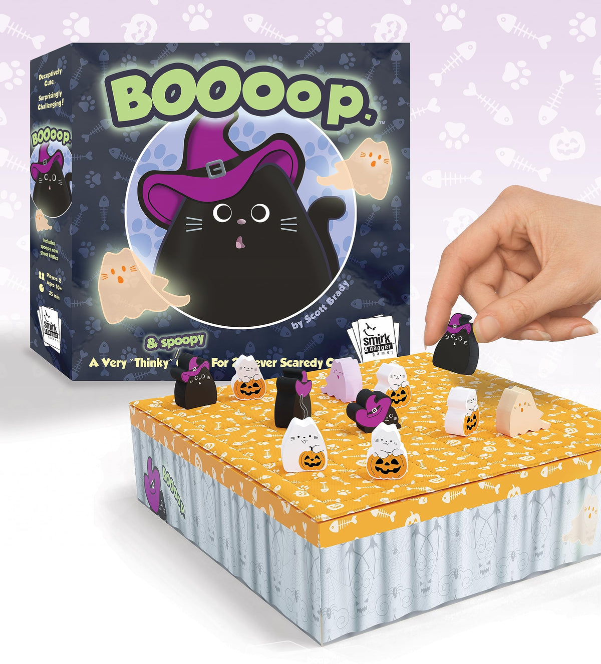 BOOoop by Smirk & Dagger: Adorable 2 Player Strategy Board Game