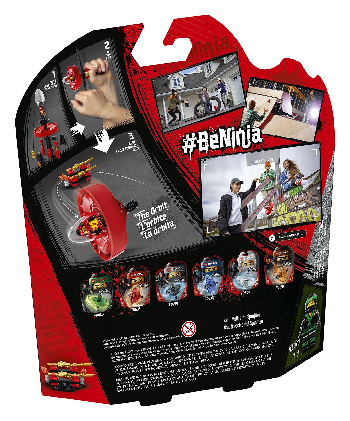 LEGO NINJAGO Kai - Spinjitzu Master 70633 Building Kit (61 Piece)