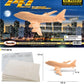 Puzzled 747 Jet Plane 3D Puzzle Wood Craft Construction Kit Aircraft, Fun & Educational DIY Wooden Toy Assemble Model Unfinished Craft Hobby Airplane