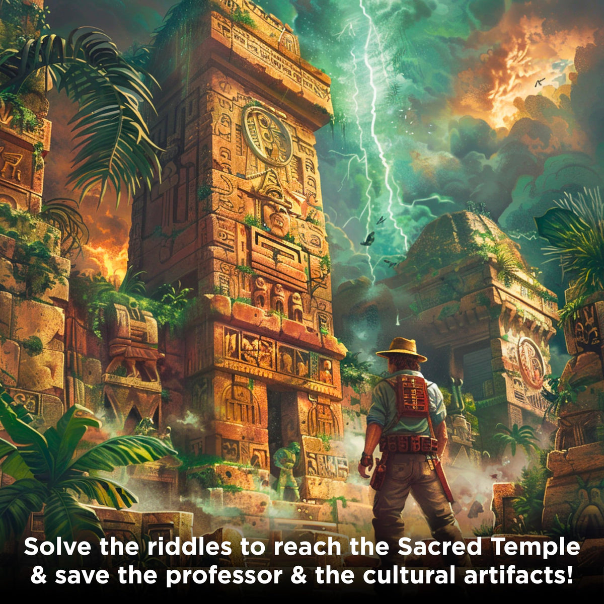 EXIT: The Game - The Sacred Temple w/Puzzles | Escape Game