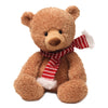 GUND Fun Christmas Noggin Tan Bear 13" Plush