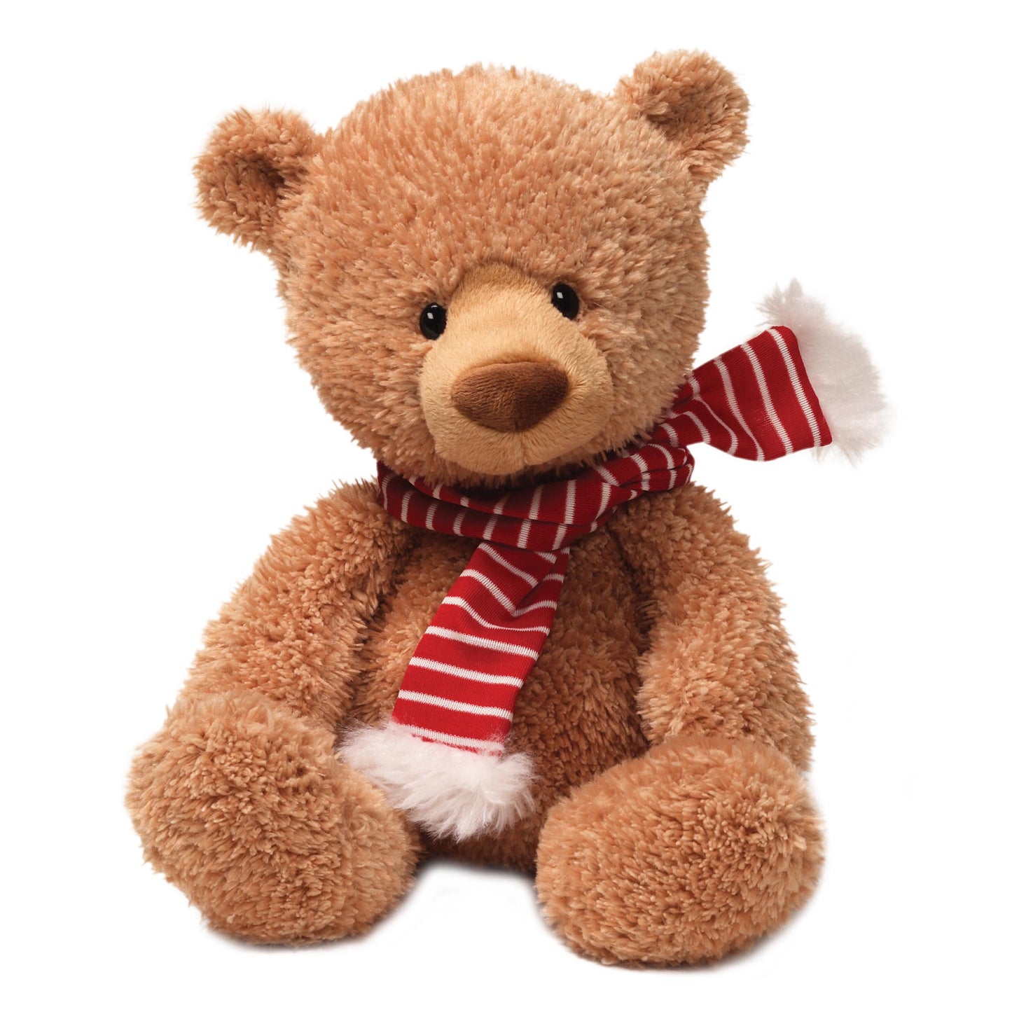 GUND Fun Christmas Noggin Tan Bear 13" Plush