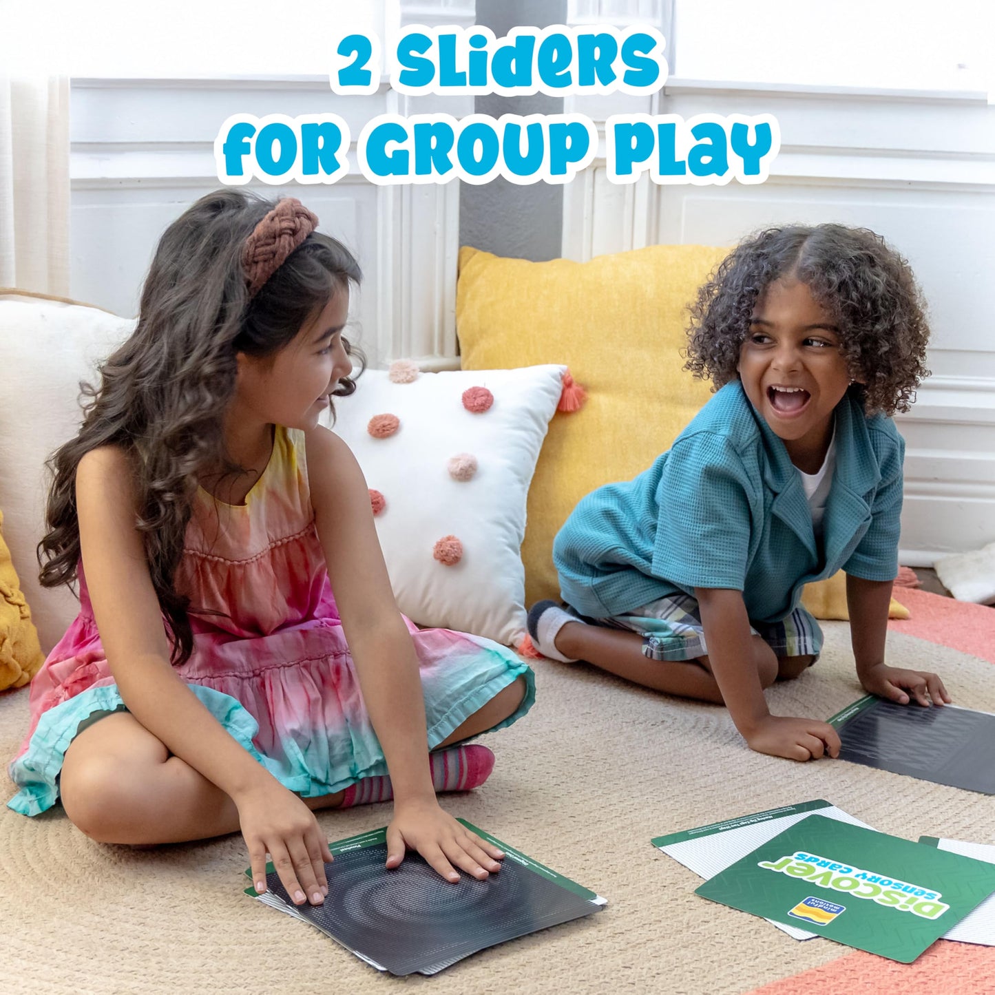 Mindful Motions Sensory Cards, Discover, 12 Dynamic Patterns and 2 Sliders
