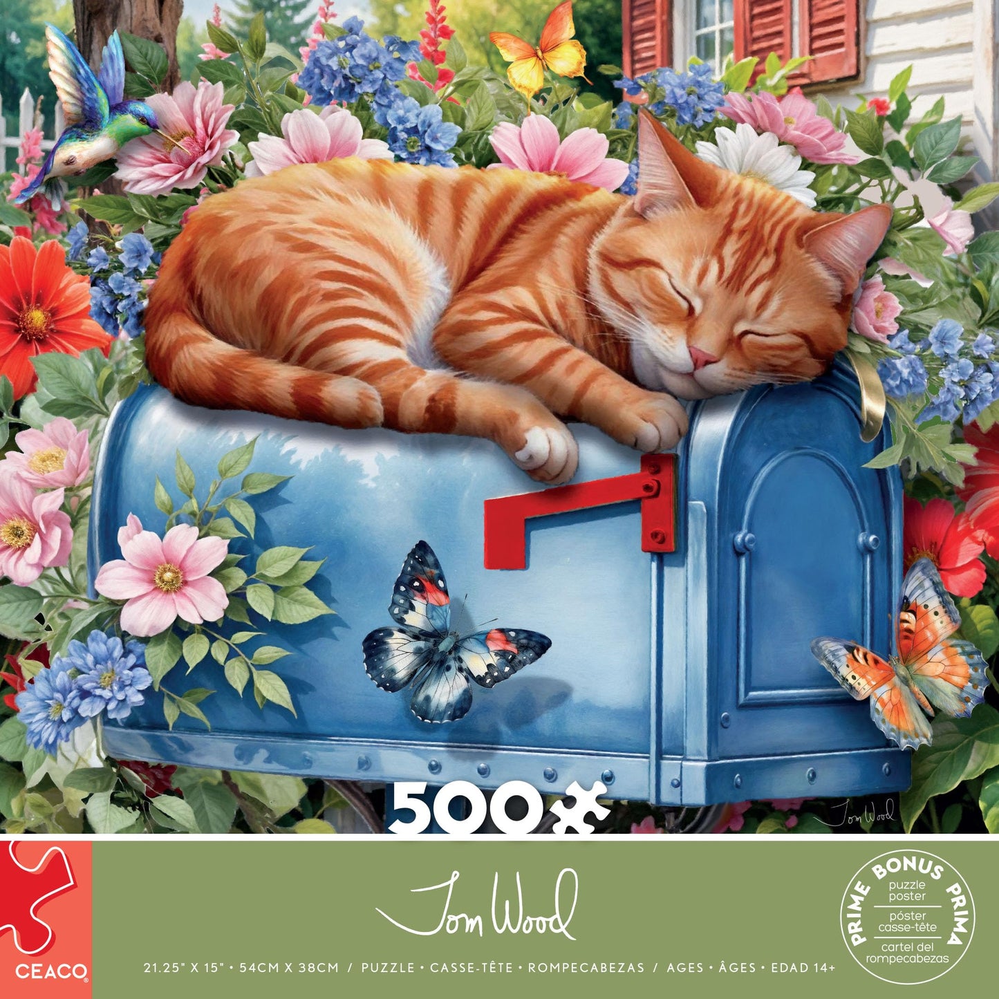 Ceaco - Cat Nap - 500 Piece Jigsaw Puzzle for Adults