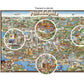 1000 piece Adult Jigsaw: 1980 | Philadelphia Puzzle map | Jigsaw Puzzle Game for Adults | Fun Activity | Family Entertainment