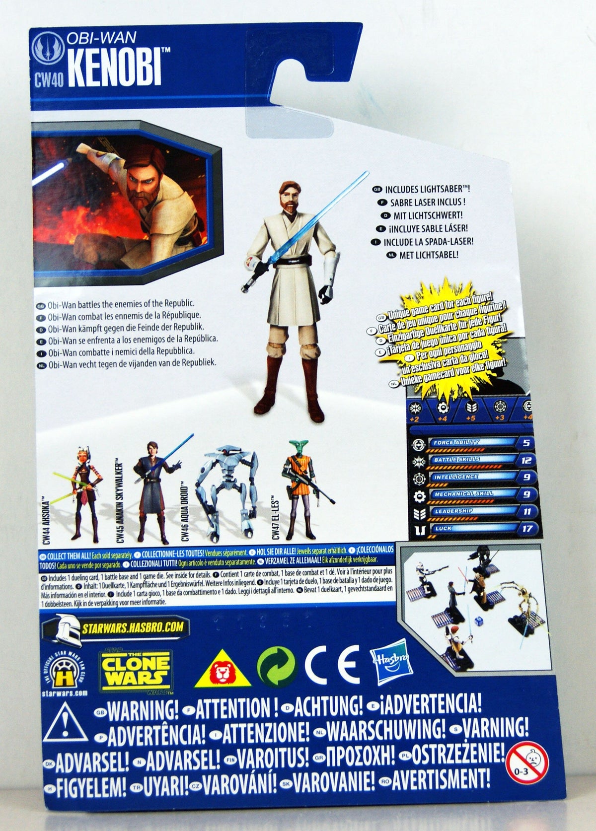 Star Wars: The Clone Wars CW40 Obi-Wan Kenobi 3.75 inch Action Figure