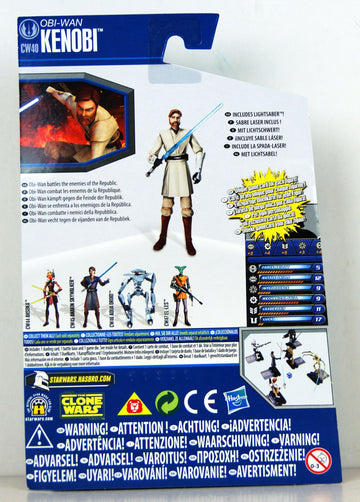 Star Wars: The Clone Wars CW40 Obi-Wan Kenobi 3.75 inch Action Figure