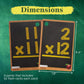 Star Right Math Flash Cards Set of 4 - Addition, Subtraction, Multiplication, Division with 4 Rings - 208 Cards for Kids Ages 6 and Above - Flash Card