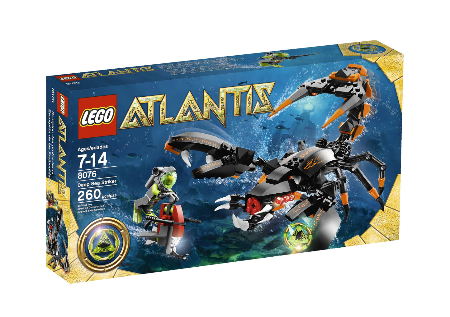 LEGO Atlantis Deep Sea Striker 8076