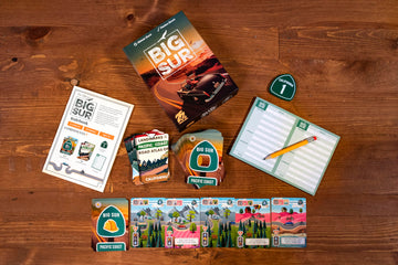 25th Century Games Big Sur Board Game, Scenic California Highway Card Drafting Strategy Game for Ages 10+, 2 to 4 Players