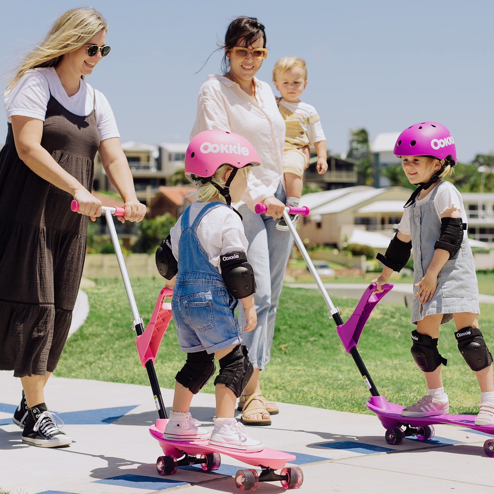 Ookkie Kids Learner Skateboard (Pink)