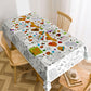 FUN LITTLE TOYS Thanksgiving Tablecloth Rectangle Tablecloth, Thanksgiving Decorations Party Favors for Kids