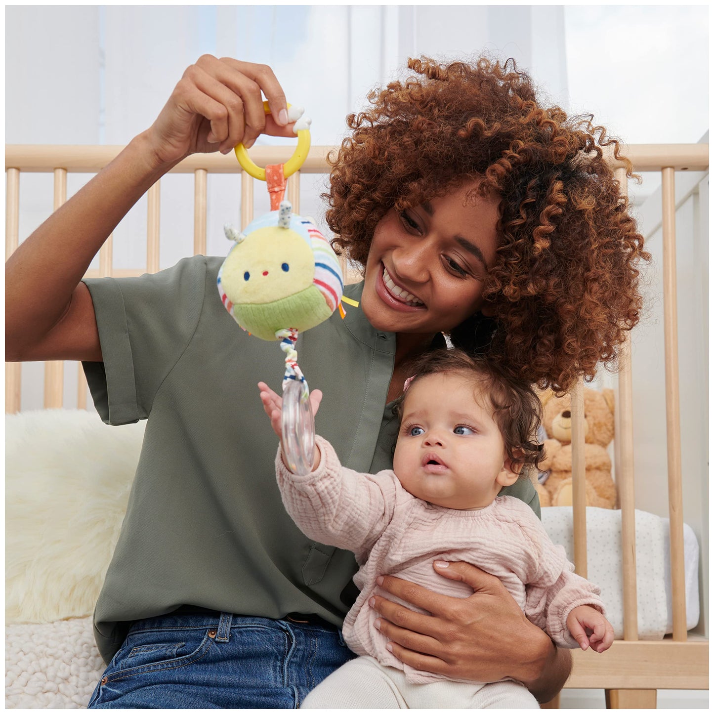 GUND Baby Tinkle Crinkle Pull and Play Sensory Toy for Ages 0+