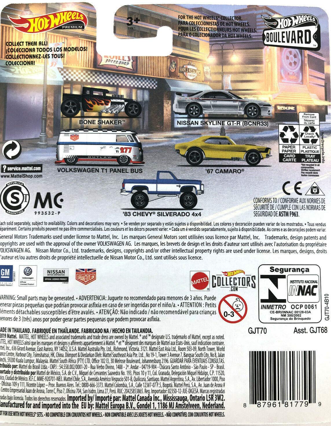 Hot Wheels 2020 Boulevard Series Volkswagen T1 Panel Bus Real Riders