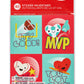 American Greetings Valentines Day Cards for Kids Classroom with Stickers, Sports (40-Count)