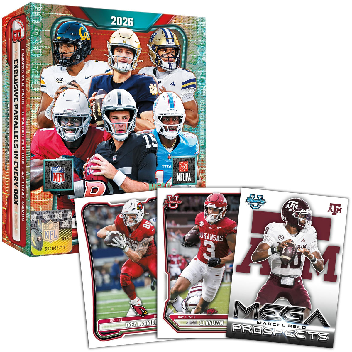 2026 Bowman Football - Factory Sealed - Mega Box