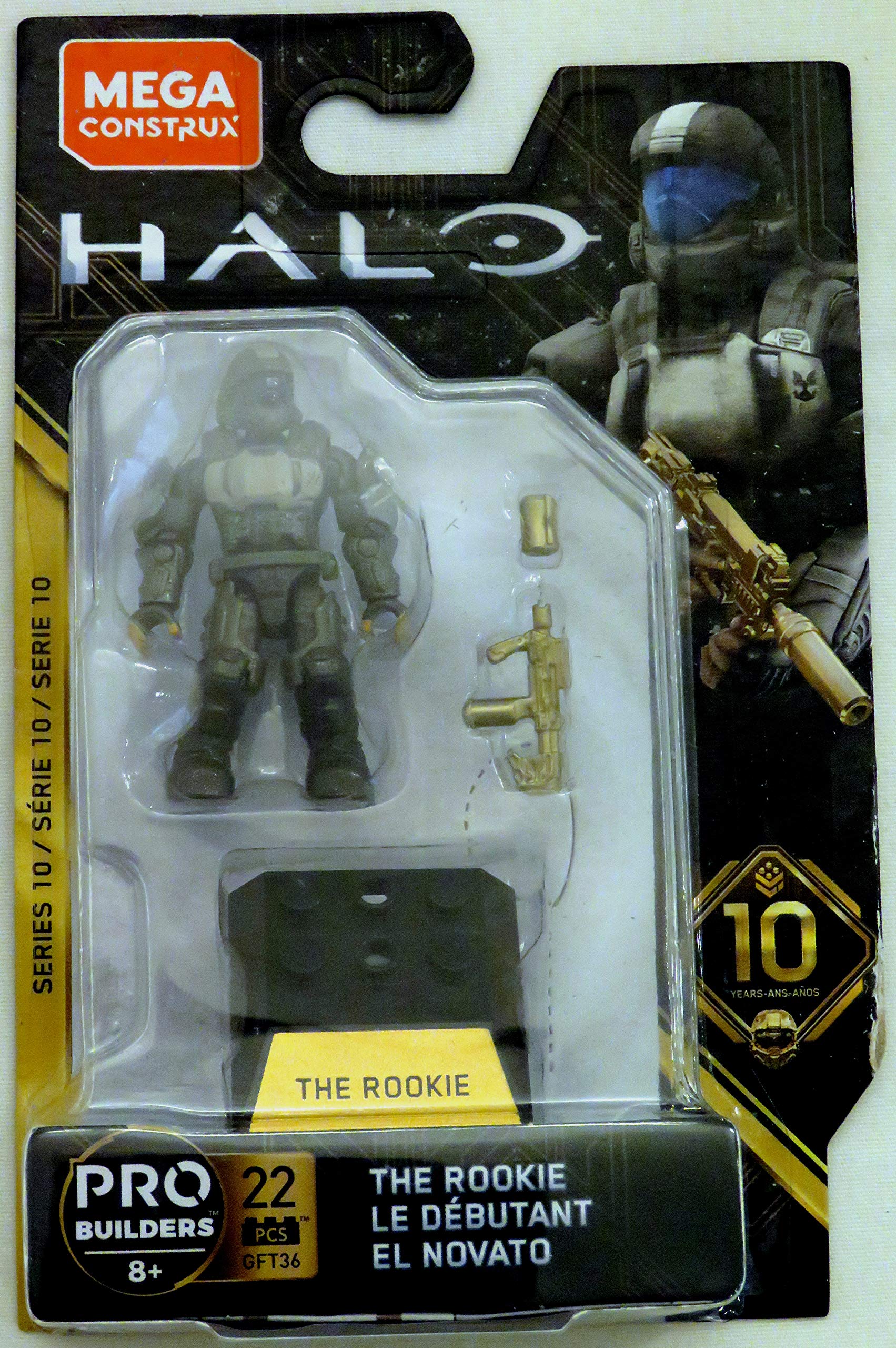 Mega Construx Halo Heroes Pro Builders Series 10 The Rookie Mini Figure GFT36