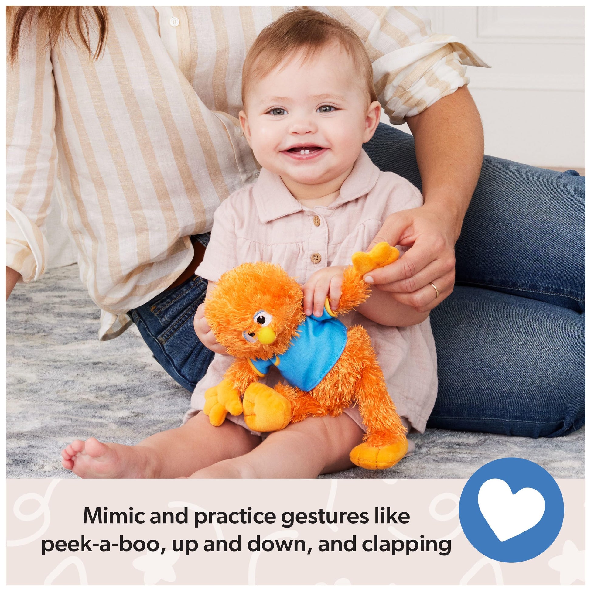 Ms. Rachel Official Herbie Cuddle & Comfort Friend Doll, 11” Premium Plush Baby Toy, Toddler Toys for Girls & Boys for Ages 6 Months to 3+