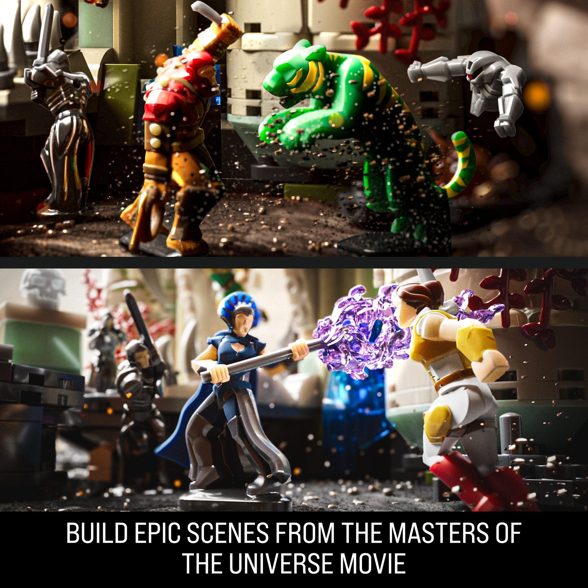 Mattel Brick Shop Masters of the Universe Battle of Castle Grayskull