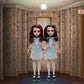 The Shining Grady Twins Collector Doll 2-Pack, 2 Collectible Dolls (10-inch) in Fashions and Film-Inspired Accessories, with Doll Stands