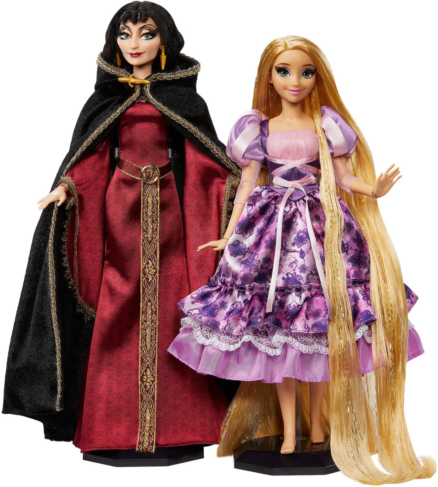 Mattel Disney Collector Rapunzel & Mother Gothel Collectible Fashion Dolls in Signature Clothing from Disney Tangled, Gifts for Kids & Collectors