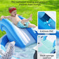 Inflatable Play Center, EVAJOY Kiddie Pool with Slide for Children, Sprinkler, Ice & Snow Theme with Inflatable Dolls, Easy Setup for Garden