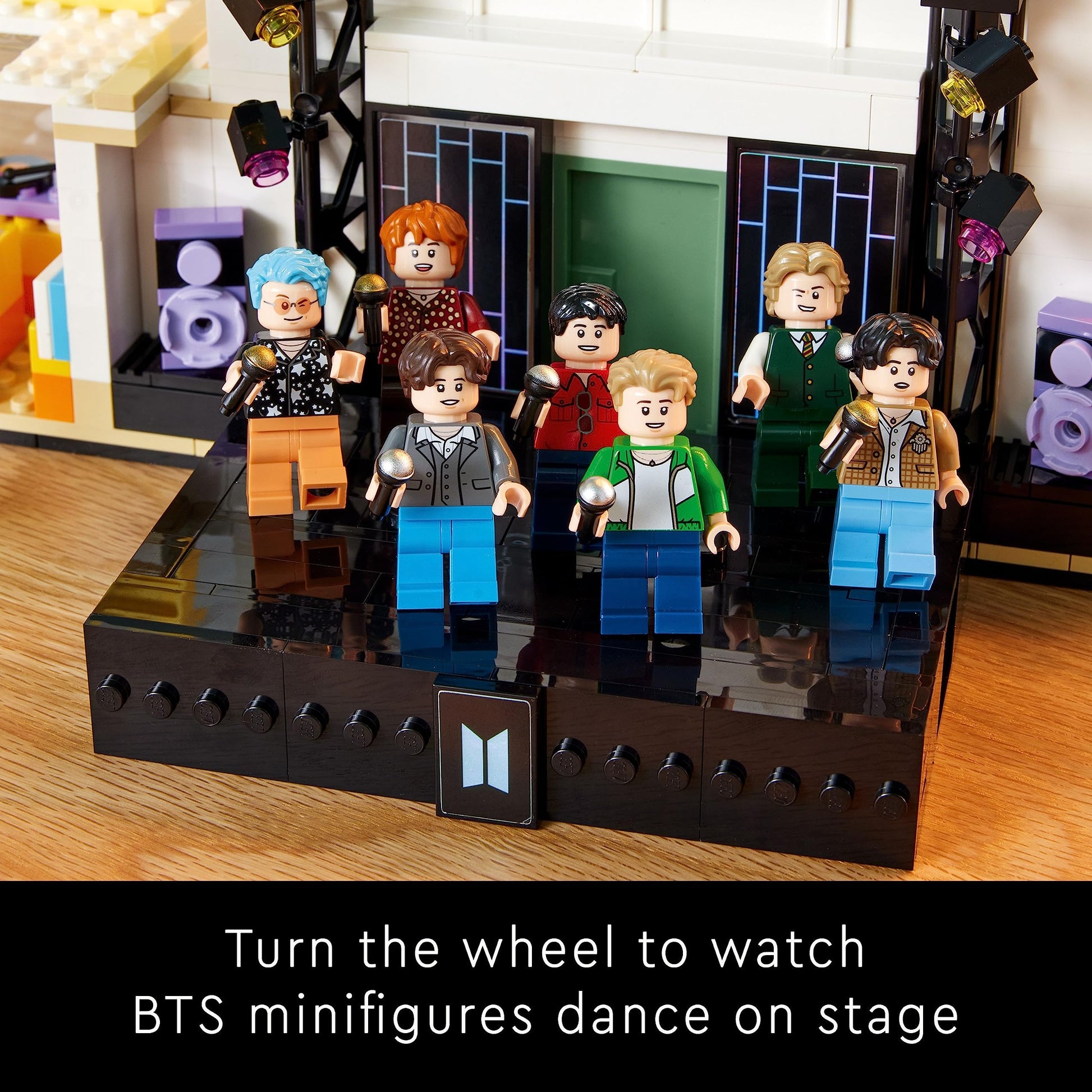 LEGO Ideas BTS Dynamite 21339 Model Kit for Adults, Gift Idea for BTS Fun with 7 Minifigures of The Famous K-pop Band, Features RM, Jin, SUGA, j-Hope