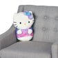 Sanrio Hello Kitty Cloud Hugger PiIlow, Pink Plush Character Shaped Design, Stuffed Animal for Girls and Boys, 11.5 Inches