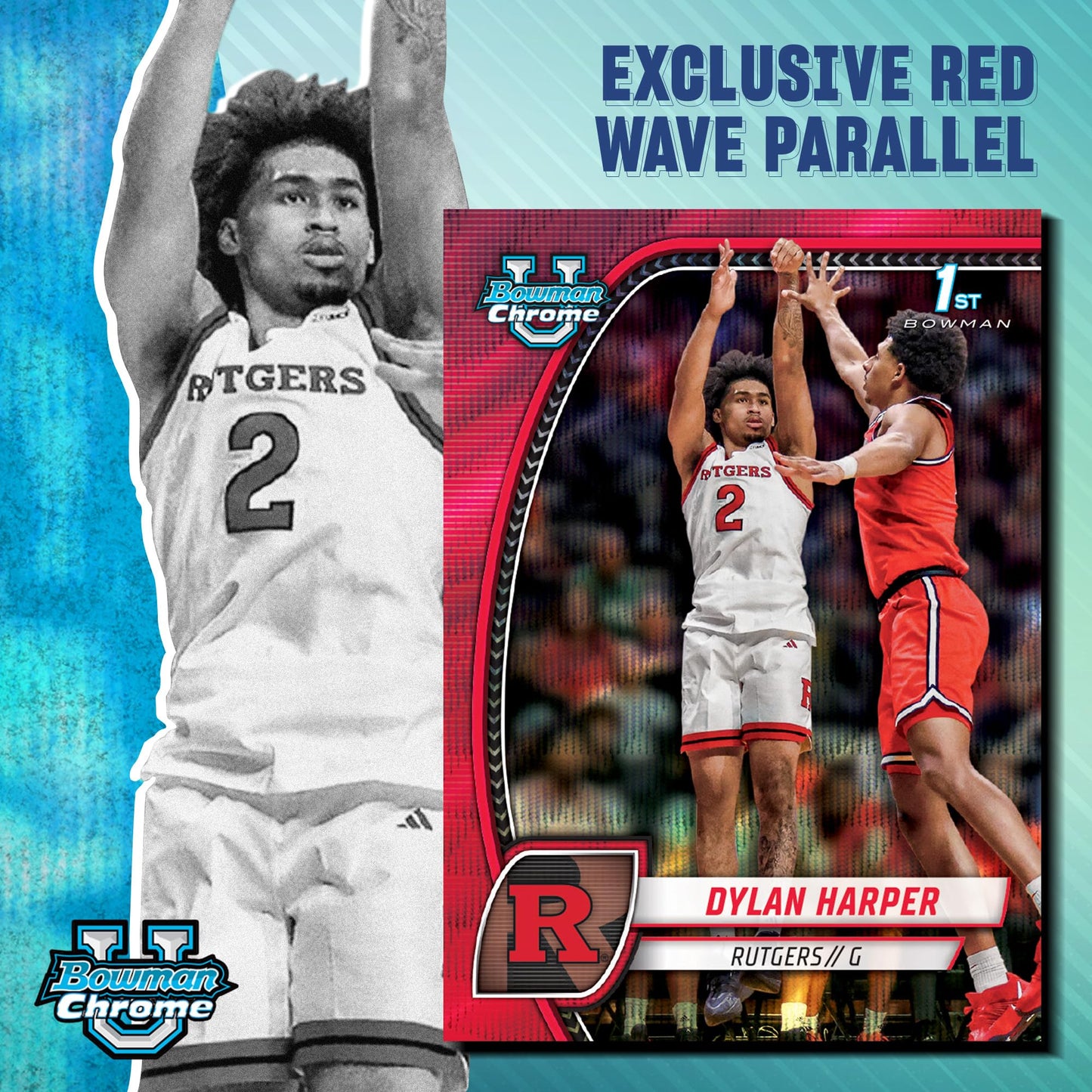 2024/25 Bowman University Chrome Basketball Factory Sealed Value Box - College Team Sets