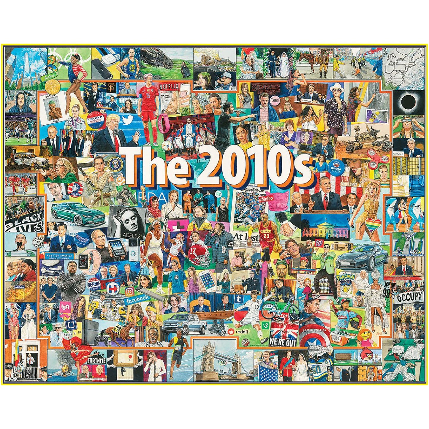 White Mountain 1000 Piece Jigsaw Puzzle Early 2000s Nostalgic, The 2010s