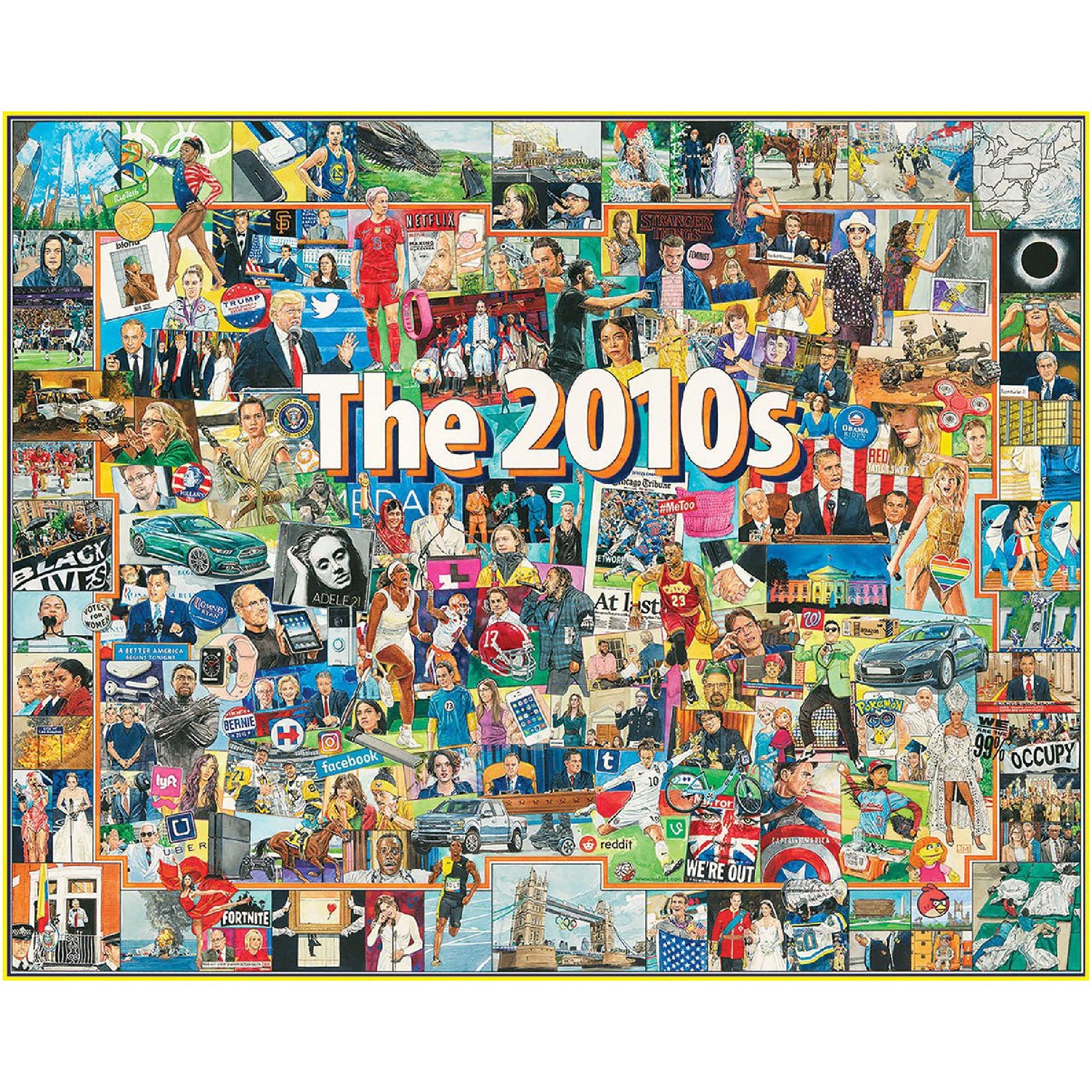 White Mountain 1000 Piece Jigsaw Puzzle Early 2000s Nostalgic, The 2010s