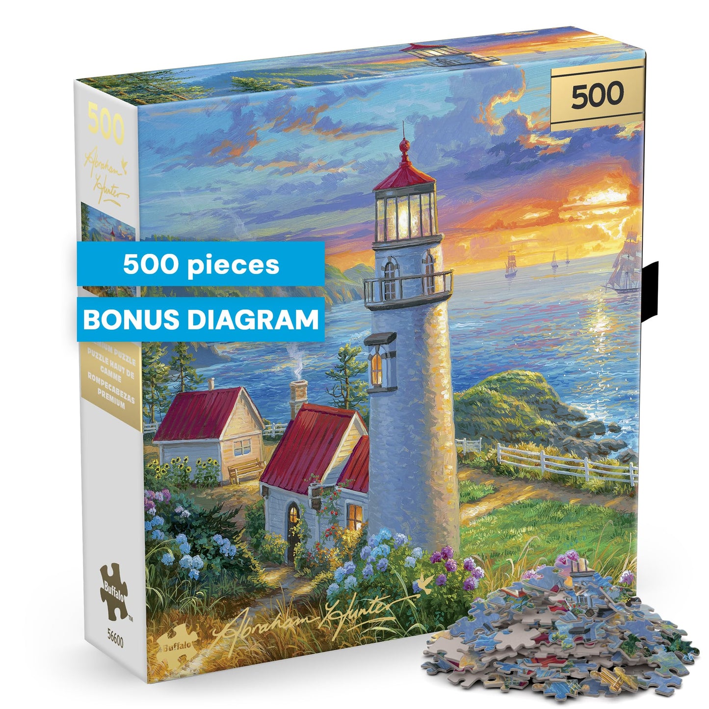 Buffalo Games - Evening Watch - 500 Piece Jigsaw Puzzle for Adults