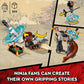 LEGO NINJAGO Ninja Training Center 71764 Building Kit Featuring NINJAGO Zane and Jay, a Snake Figure and a Spinning Toy; Construction Toys for Kids