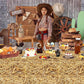 4Pcs Straw Tablecovers, Westtern Theme Birthday Tablecloths Plastic Farm Hay Table Cloths for Cowboy Western Party Supplies Farm, Hawaiian Luau, Hay