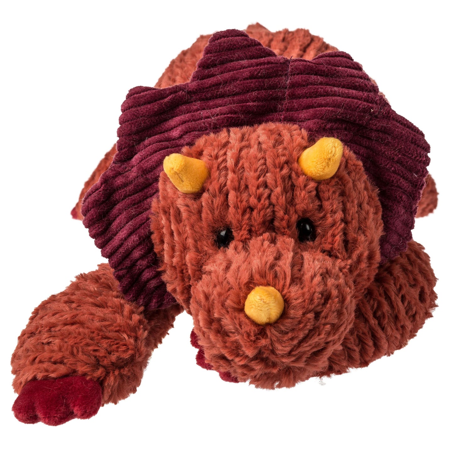 Mary Meyer Stuffed Animal Cozy Toes Soft Toy, 17-Inches, Triceratops