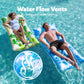 SLOOSH 2-Pack Inflatable Pool Floats Mat - XL Pool Floaties Adults Size with Headrest, Sun Tanning Raft Lake Beach Swimming Pool Party Toys Floating