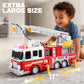 JOYIN Extra Large Toddler Fire Truck Toys for Boys with 33-inch Ladder, Lights & Sprinkler Pump, Big Emergency Vehicle, Kids Toys for Age 3, 4, 5, 6
