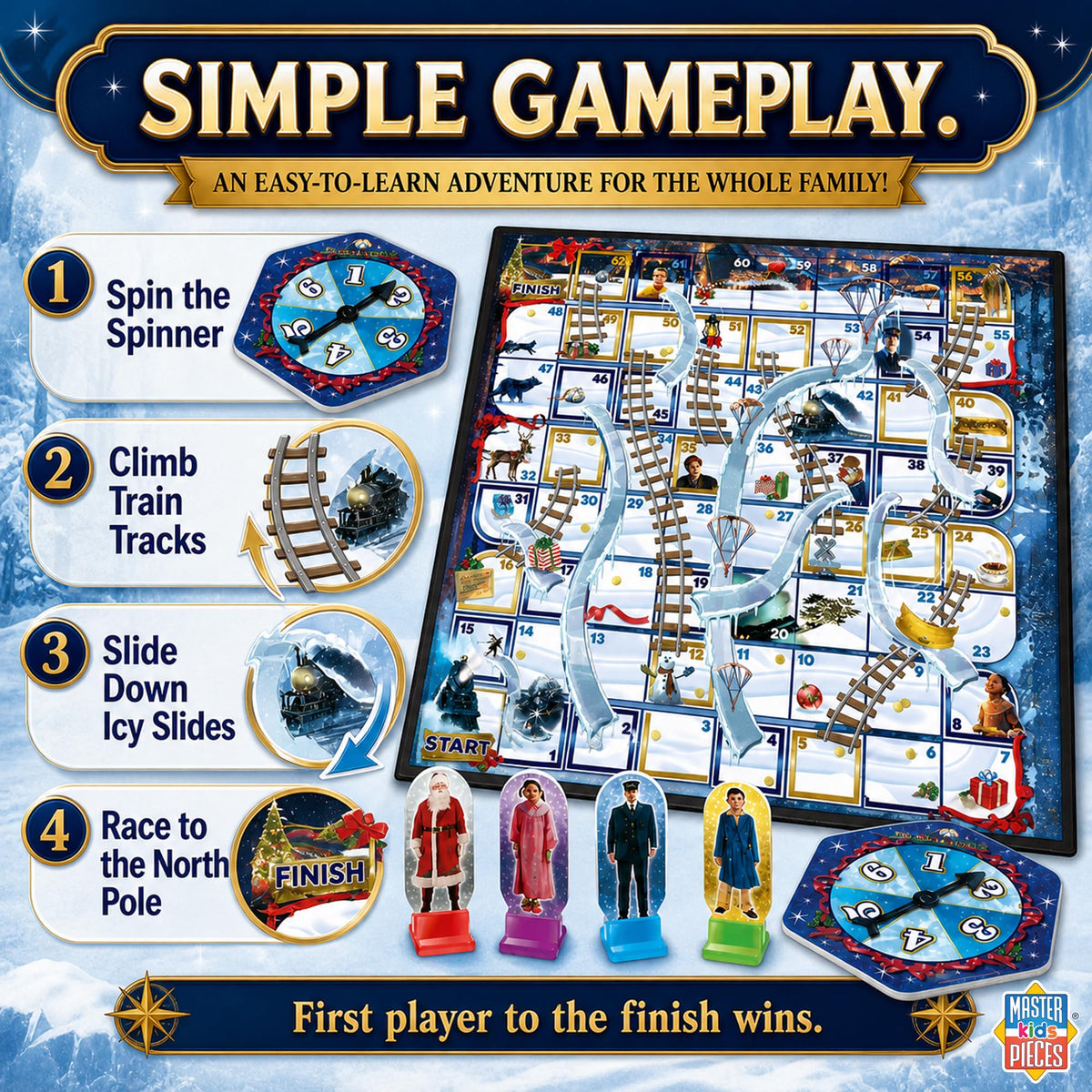 MasterPieces The Polar Express Slides & Ladders
