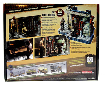McFarlane Toys The Walking Dead TV Boiler Room 176 Piece Building Set