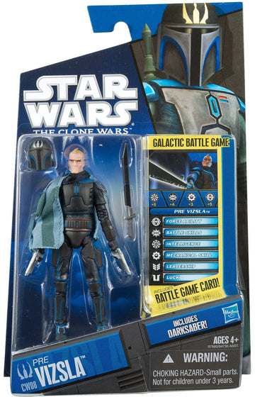 Star Wars 2010 Clone Wars Animated Action Figure CW No. 08 Pre Vizsla (Mandalorian)