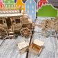 UGEARS Stagecoach 3D Mechanical Model - Wooden Brainteaser and Puzzle for Adults, Teens
