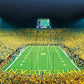 MasterPieces - 1000 Piece Jigsaw Puzzle, NCAA Michigan Wolverines, Panoramic Football Stadium View, Fun for Adults and Family, 13"x39"