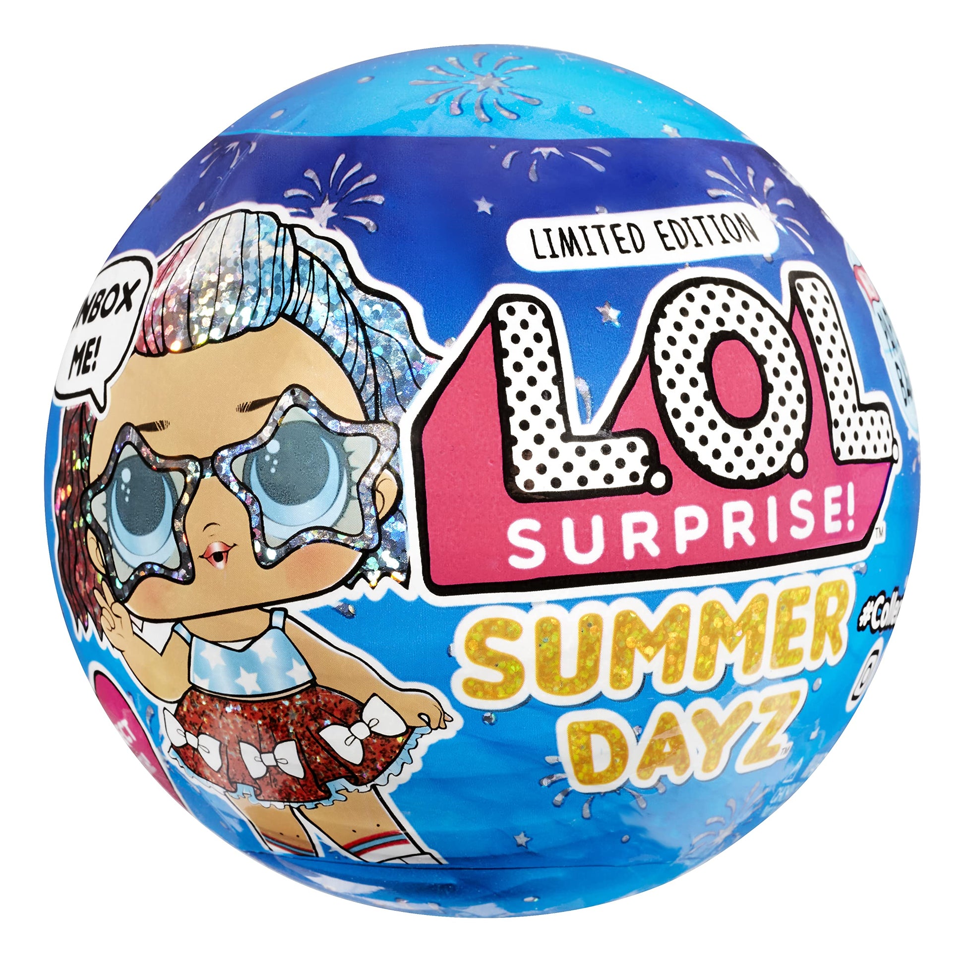 LOL Summer DayZ Jubilee Doll with 7 Surprises, Accessories, Limited Edition Collectible Doll, Paper Packaging