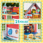 Honey Bee Acres Sunshine Meadow School Complete Set with Miniature Flocked Figure, 21 Pieces , Ages 3+